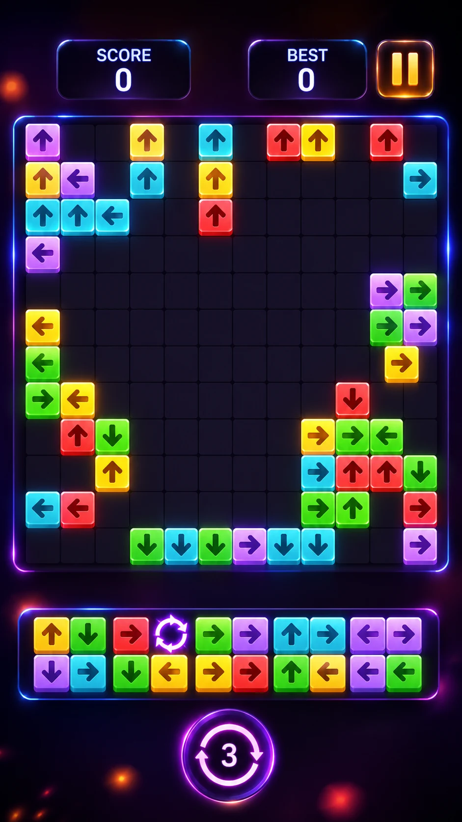 Arrows Match Puzzle screenshot