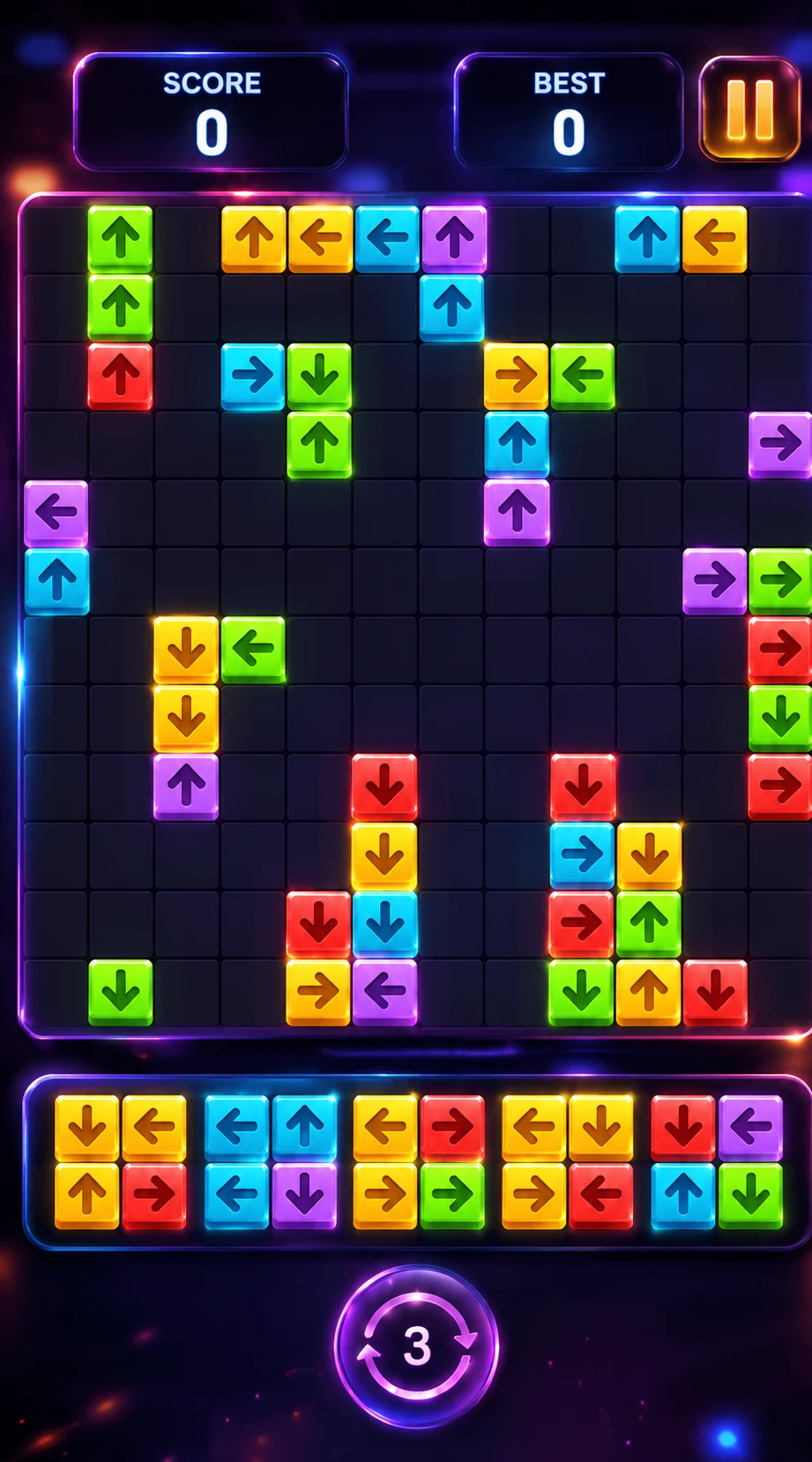 Arrows Match Puzzle screenshot